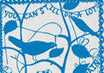 Domestic Wall Sticker- You can still do a lot with quite a small brain design by Rob Ryan