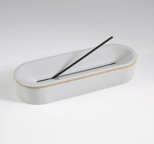 Elemense Incense Tray w/ Lid Gray / Porcelain
