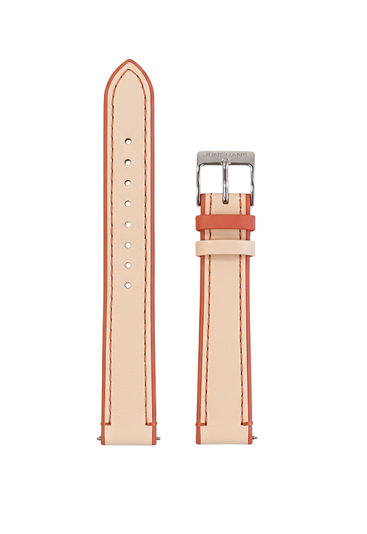 Junghans Leather Strap XL Beige 420507096