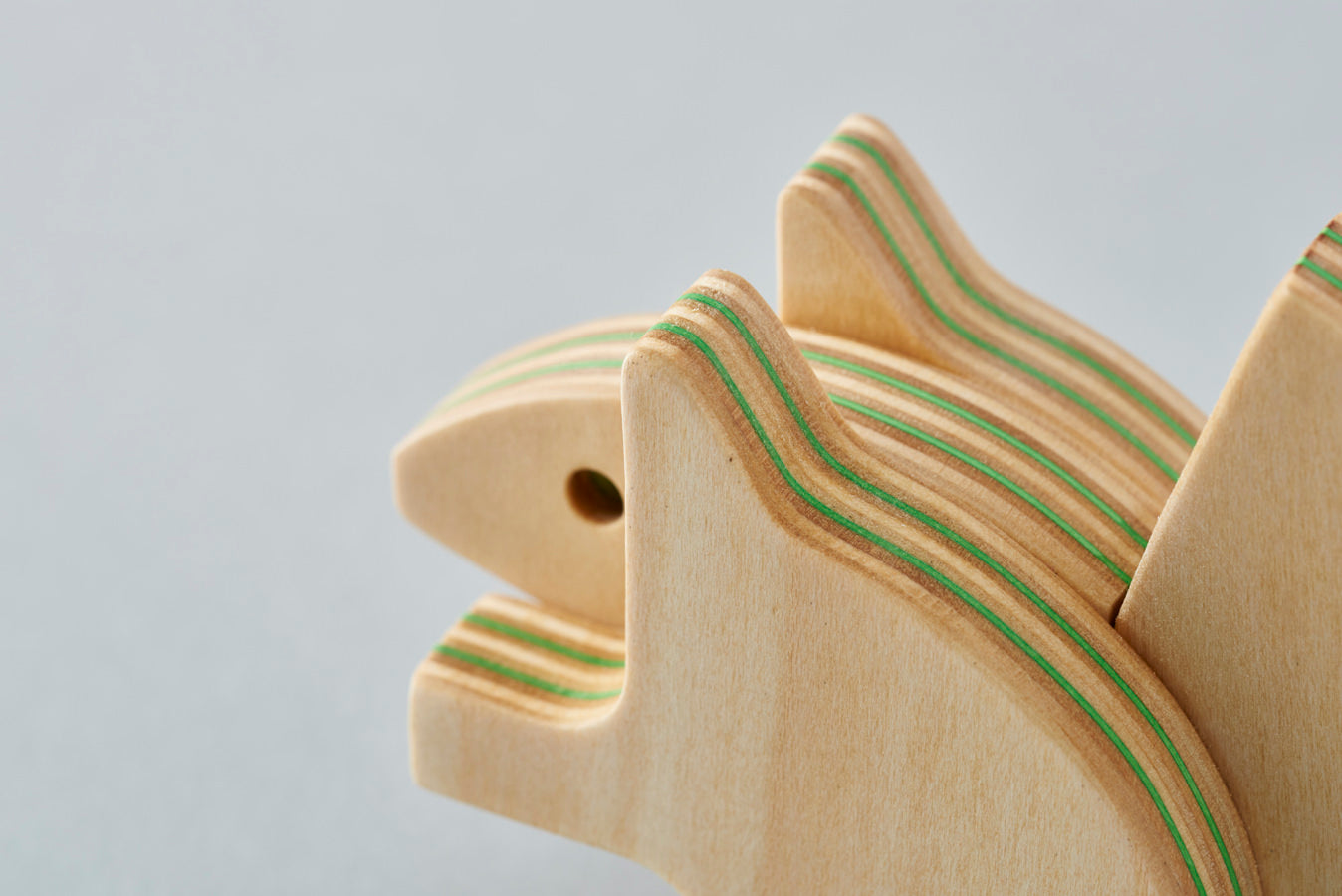 Ezorisu-Ezo Squirrel (Green) Puzzle by Plywood Laboratory