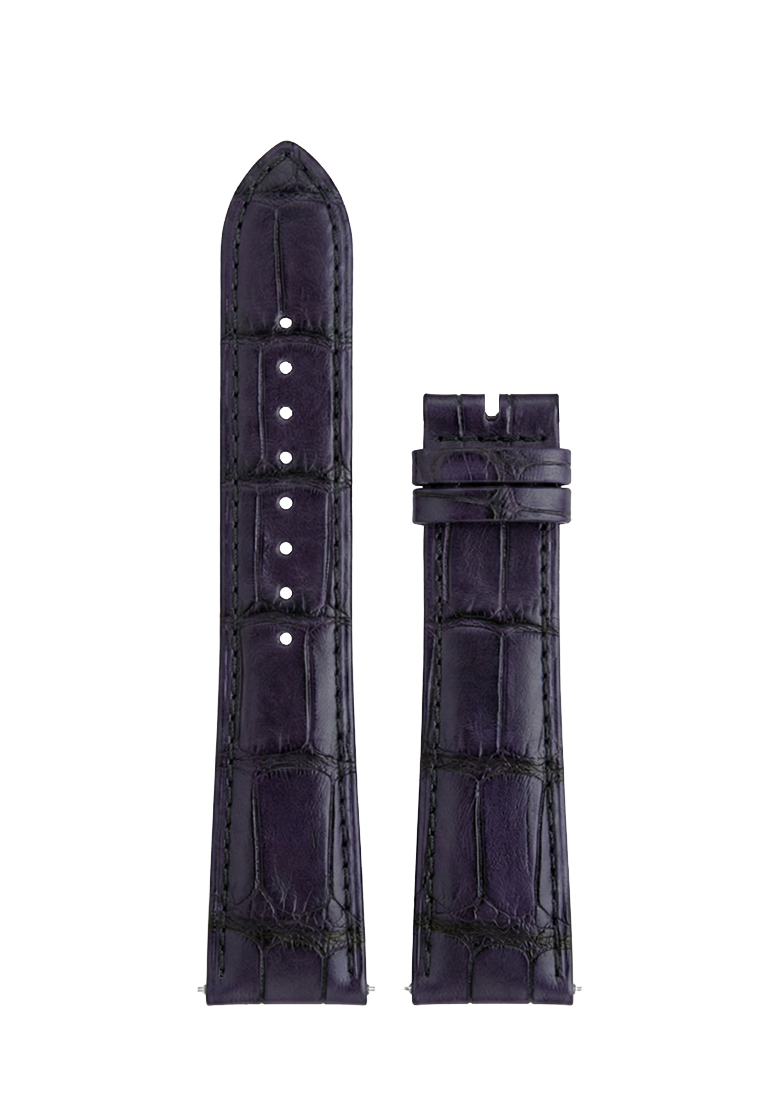 Junghans Alligator Strap Violet, 21mm 420507260