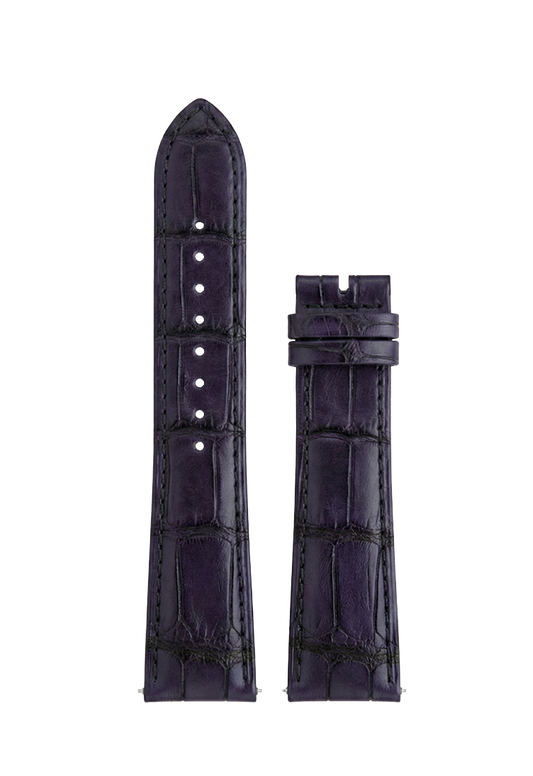 Junghans Alligator Strap Violet, 21mm 420507260