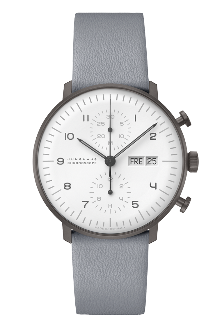 max bill Chronoscope Watch 27/4008.02 by Junghans