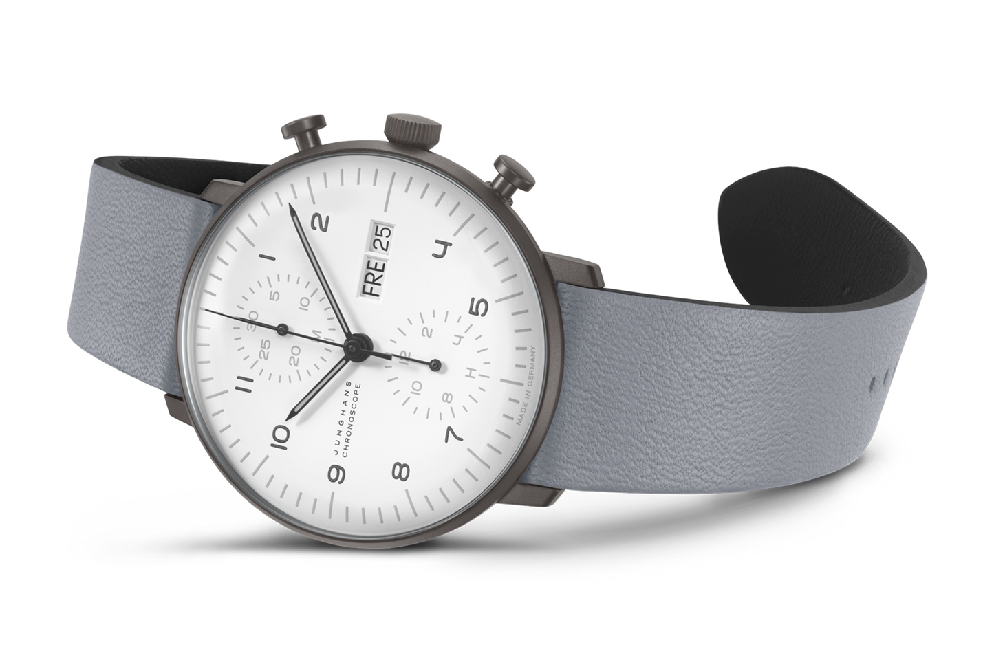 max bill Chronoscope Watch 27/4008.02 by Junghans