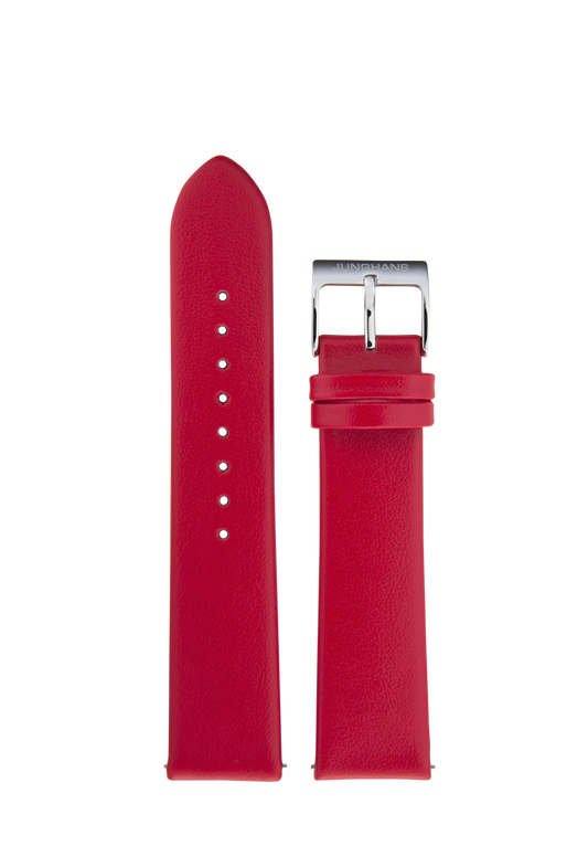 Junghans Cowhide strap XS red 420507171
