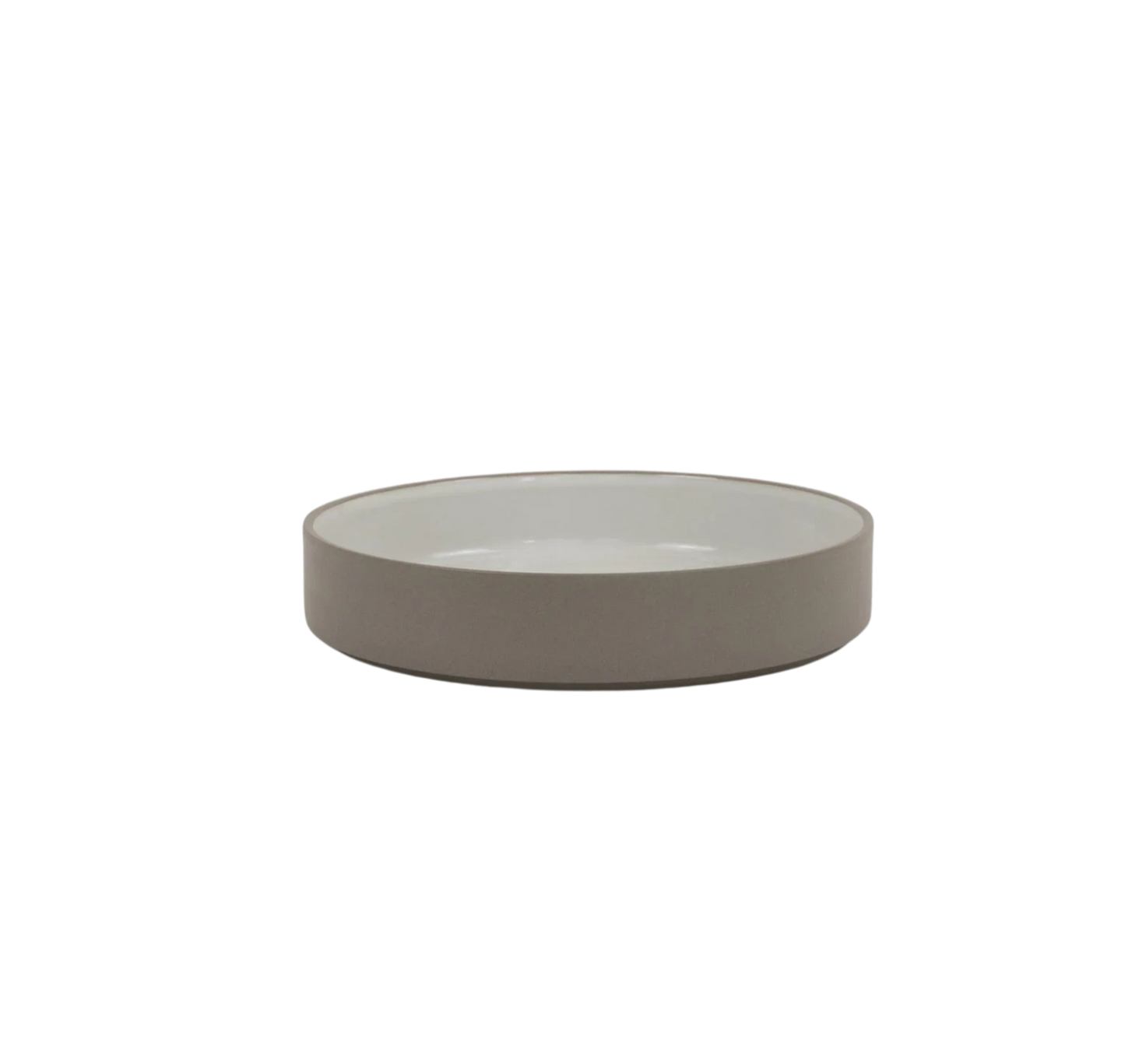 Hasami Porcelain Bowl (Gloss Ash White) 7 3/8 in x 7/16 in (HAW109)