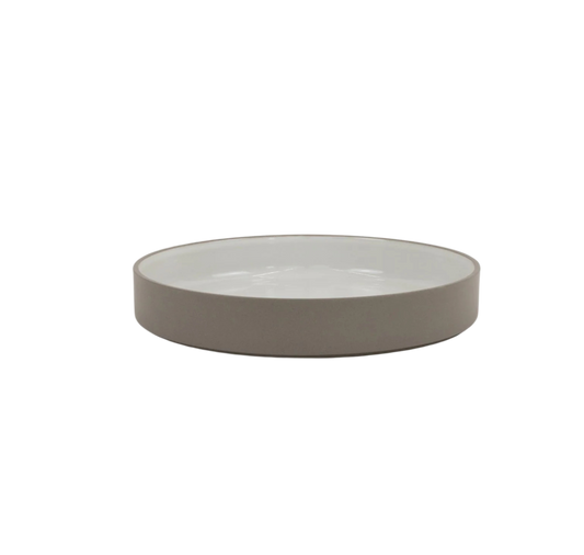 Hasami Porcelain Bowl (Gloss Ash White) 8 5/8 in x 7/16 in (HAW110)