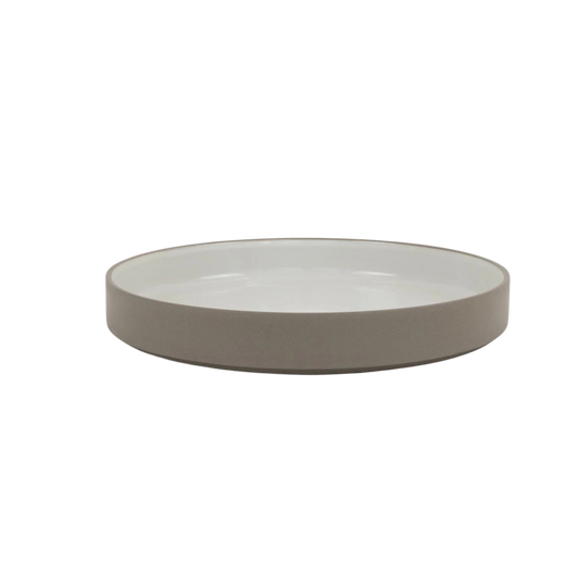 Hasami Porcelain Bowl (Gloss Ash White) 10 in x 7/16 in (HAW111)