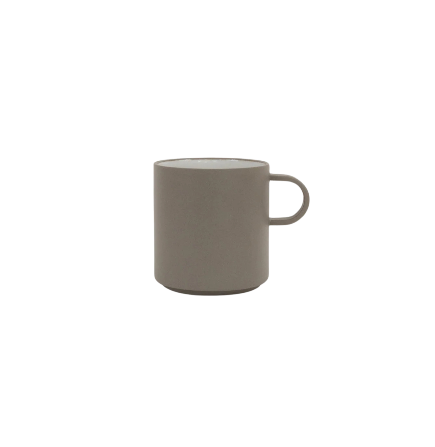 Hasami Porcelain Mug Ash White (13 oz)  3 3/8 x 3 1/2  HAW120