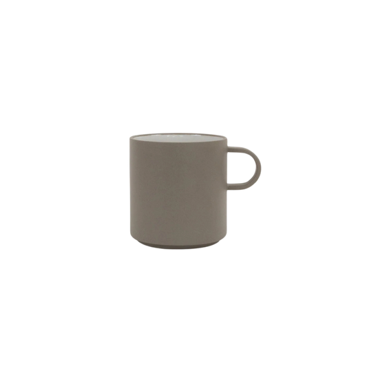 Hasami Porcelain Mug Ash White (13 oz)  3 3/8 x 3 1/2  HAW120