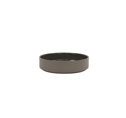 Hasami Porcelain Bowl (Gloss Dark Grey) 5 5/8 in x 7/16 in (HDG108)