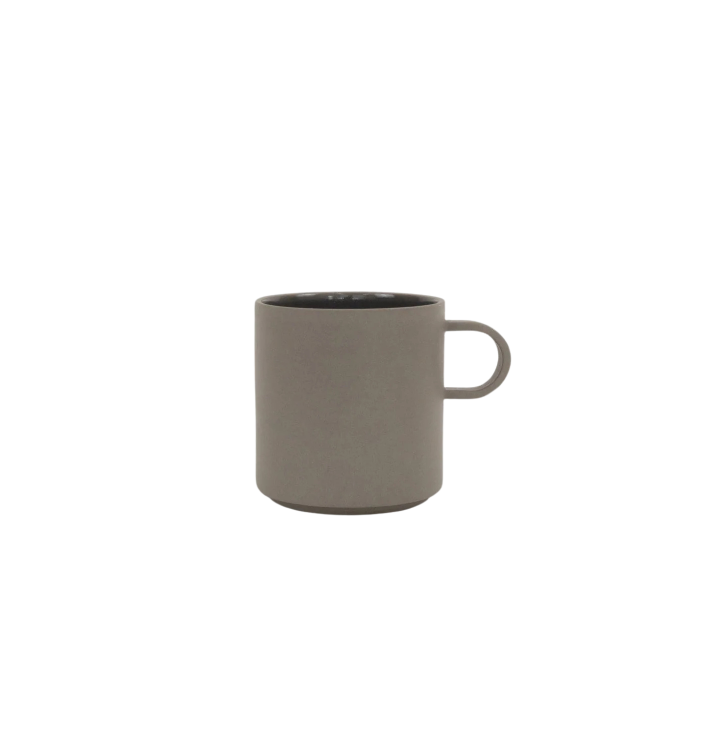 Hasami Porcelain Mug Dark Grey (13 oz)  3 3/8 x 3 1/2  HDG120