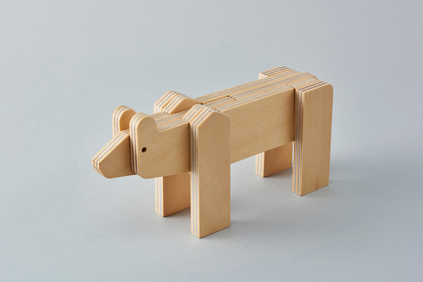 Higuma Bear (Blue) Puzzle by Plywood Laboratory