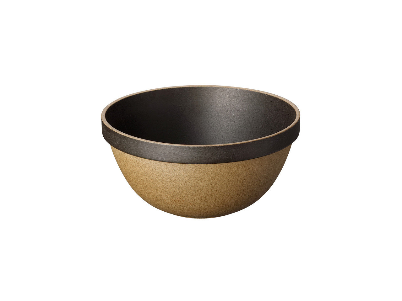 Hasami Porcelain Deep Bowl Black 7.3/8" x 3. 1⁄2" (HPB047)