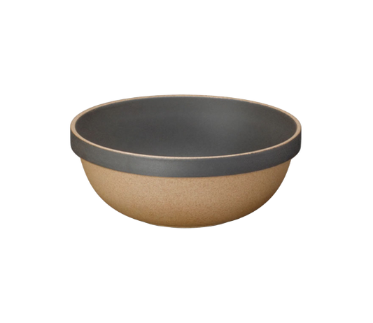 Hasami Porcelain Mid Deep Bowl (Black) 7 3/8 x 2 7/8 in (HPB049)