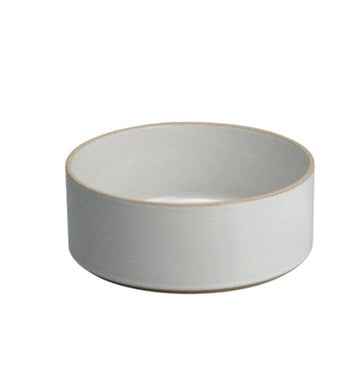 Hasami Porcelain Bowl Tall Gloss Grey 7.1/3 x 2.7/8 (HPM015)