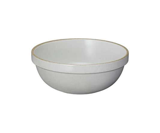 Hasami Porcelain Mid Deep Bowl (Gloss Grey) 7 3/8 x 2 7/8 in (HPM049)