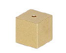 Sumitani Saburo Shoten Brass Incense Holder Gold Cube