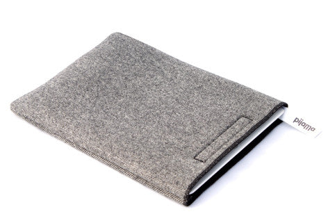 iPad Case by Pijama- Black and White Herringbone