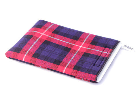 iPad Case by Pijama (Tartan- Red, Blue, White)