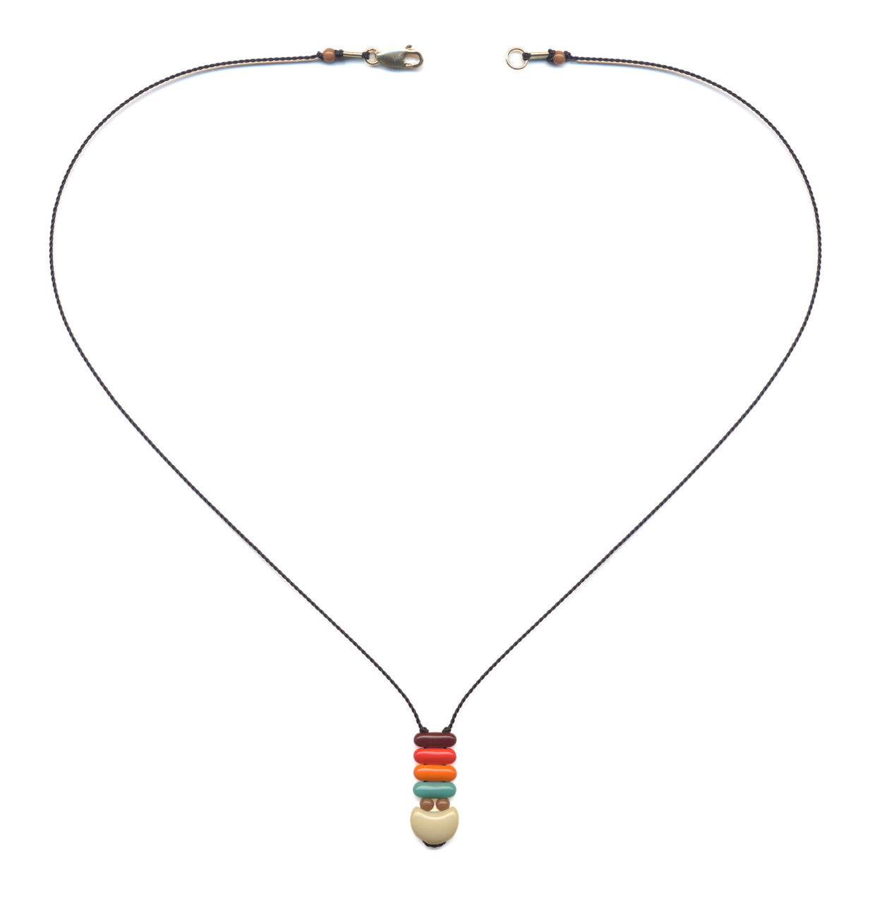 N1937 Rainbow Mini Necklace by I. Ronni Kappos