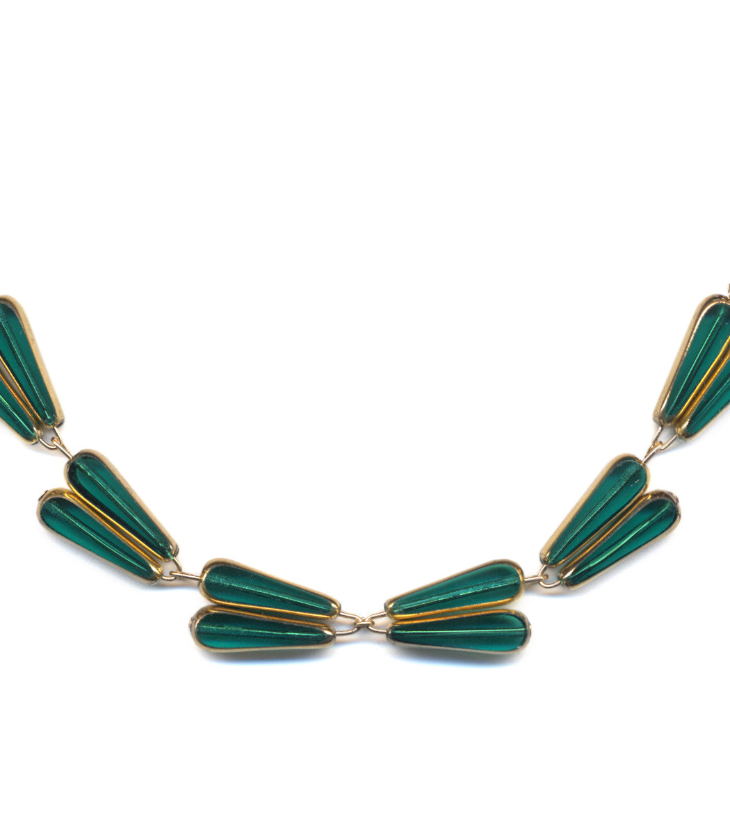N1960 Teal Laurel Necklace by I. Ronni Kappos