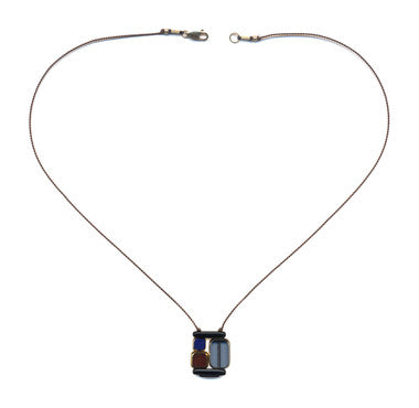 N1962 Translucent Mosaic Necklace by I. Ronni Kappos