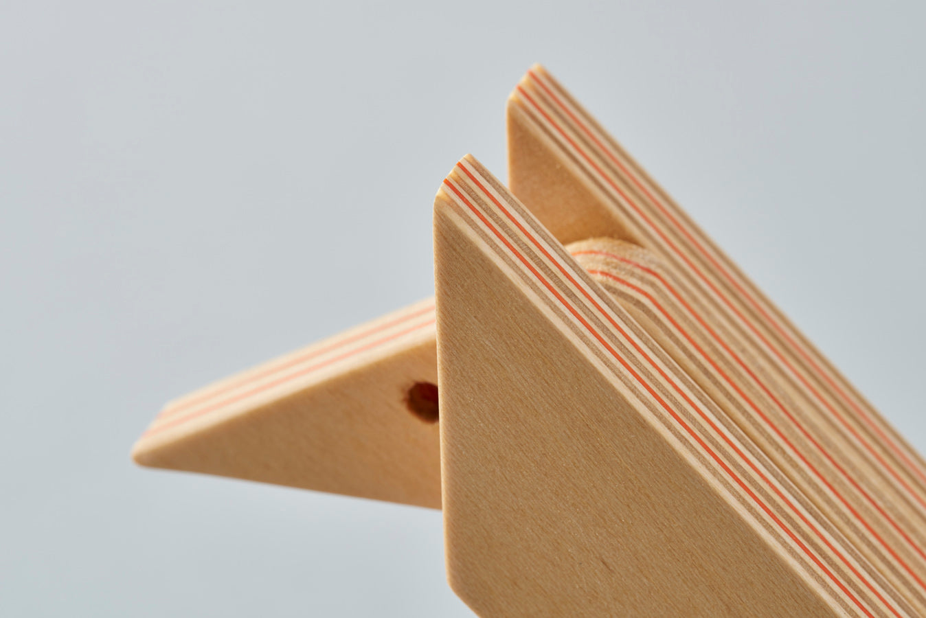 Kitakitsune-Ezo Red Fox (Orange) Puzzle by Plywood Laboratory