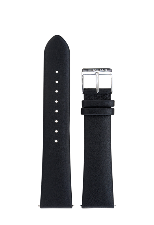Junghans Cowhide Strap Black XL, 21mm 420506403