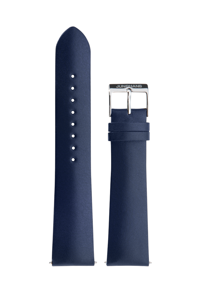 Junghans Cowhide Strap XS Blue, 21mm 420506941