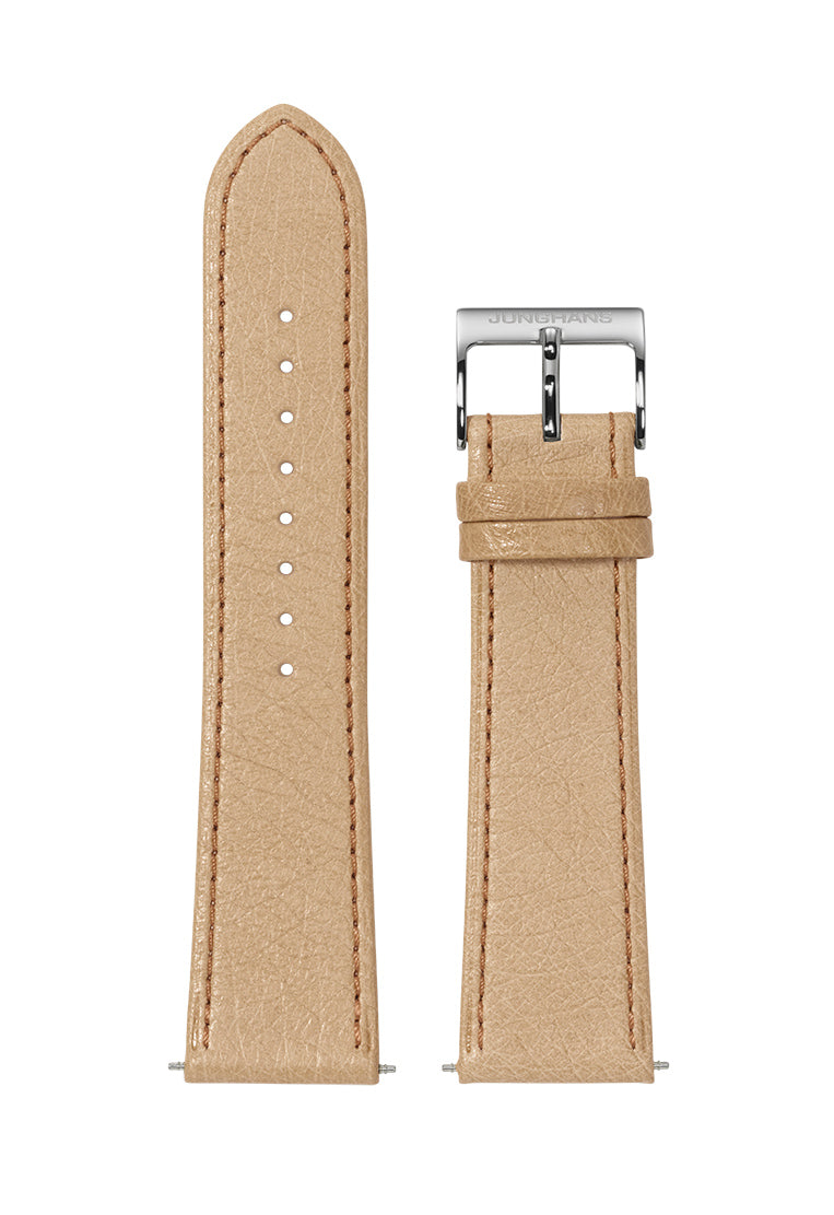 Junghans Ostrich Strap Light Brown Without Nobs 420507037