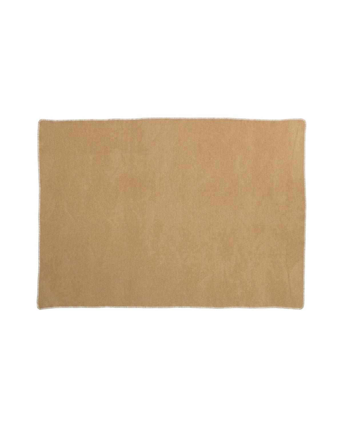 Blanket YLVA Ochre/Cream by Pappelina