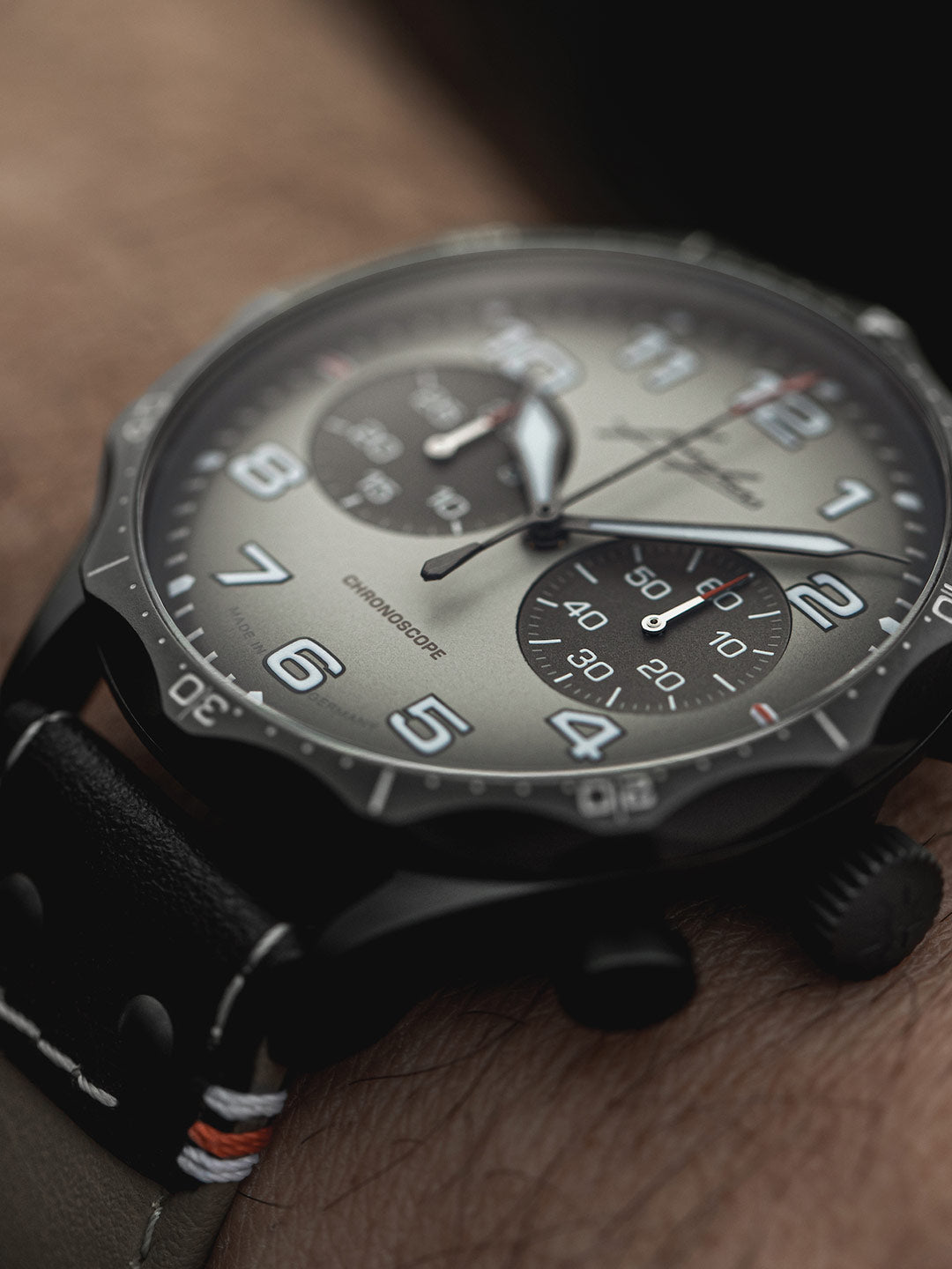 Pilot Chronoscope Desert Watch 27/3398.00 by Junghans