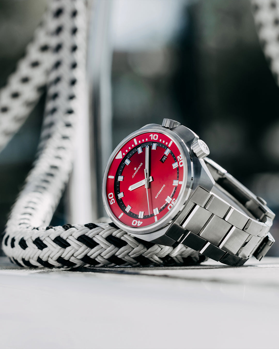 Aquaris Red Watch 27/4661.44 by Junghans