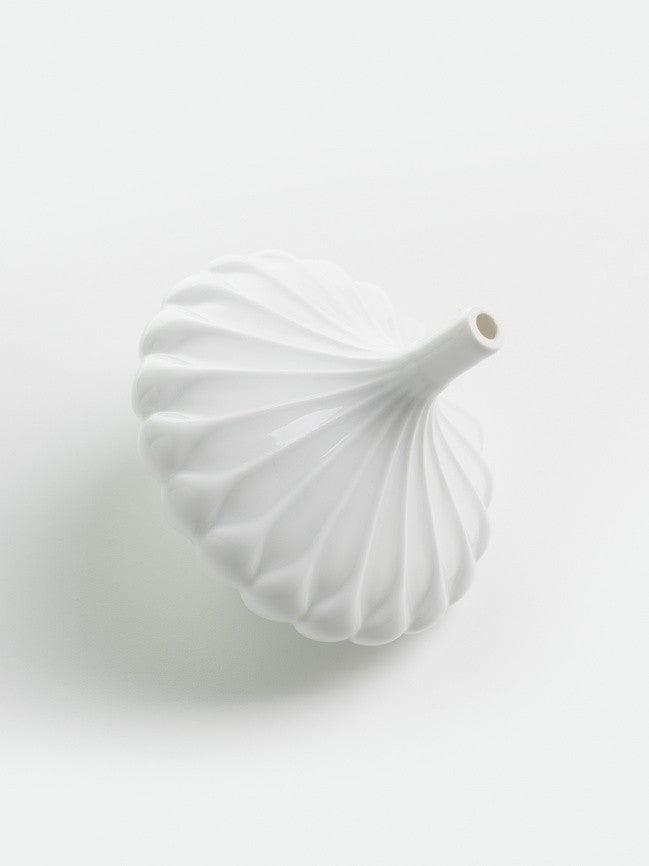 Piao single flower vase White by Marc Venot