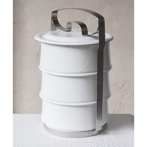 RIESS Three-Tier Enamel Food Container