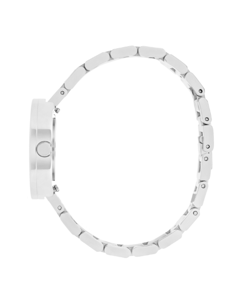 PICTO 30 mm / Black dial / Polished Steel bracelet