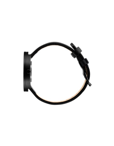 PICTO 40 mm / Black dial / Black leather strap