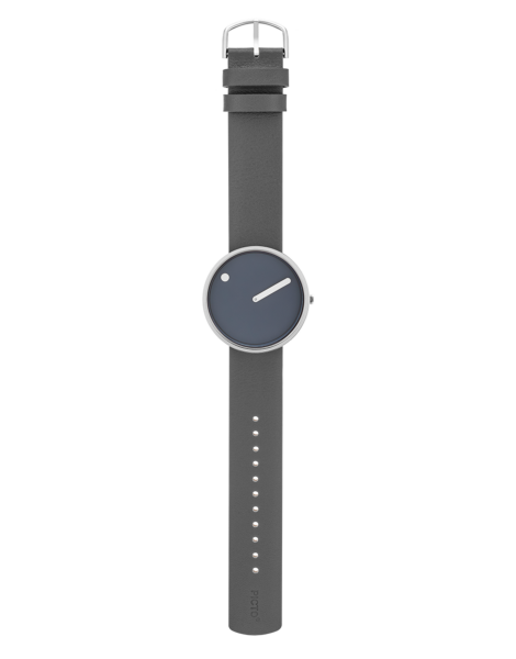 PICTO 40 mm / Midnight Blue dial / Thunder Grey leather strap