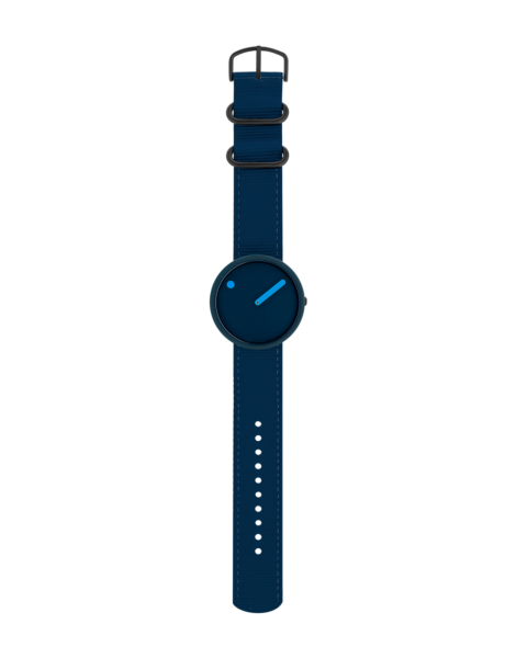 PICTO 40 mm / Navy Blue dial / Navy Blue recycled strap