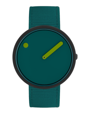 PICTO 40 mm / Ocean Green dial / Ocean Green recycled strap