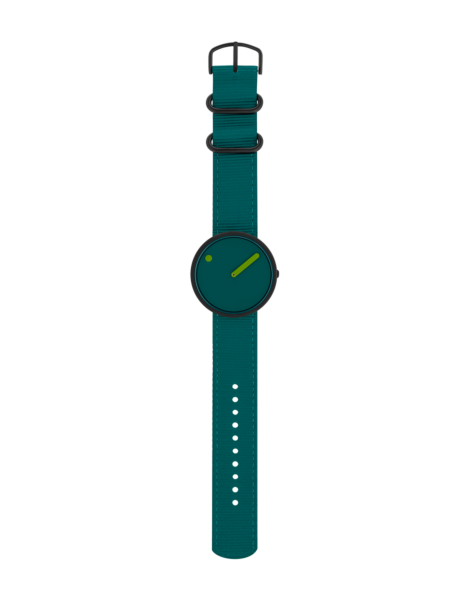 PICTO 40 mm / Ocean Green dial / Ocean Green recycled strap