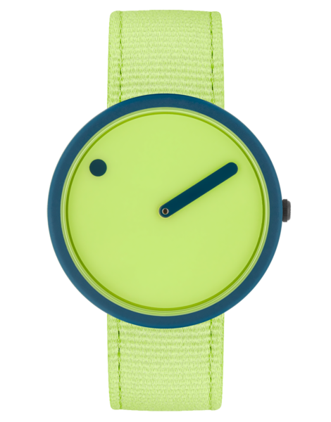 PICTO 40 mm / Paradise Green dial / Paradise Green recycled strap