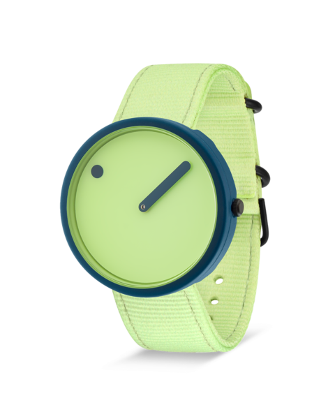 PICTO 40 mm / Paradise Green dial / Paradise Green recycled strap