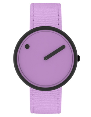 PICTO 40 mm / Light Orchid dial / Light Orchid recycled strap