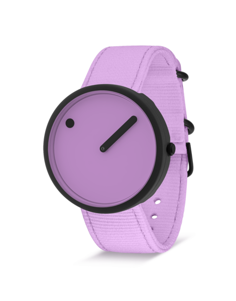 PICTO 40 mm / Light Orchid dial / Light Orchid recycled strap