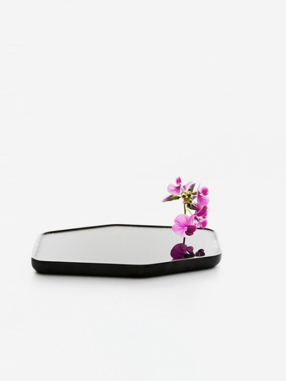 Ceramic Plan Small Ceramic Vase in Black by Sébastien Cordoleani