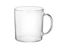 Common Glass Mug Heat Resistant 3 ¼” D x 3 ½”H