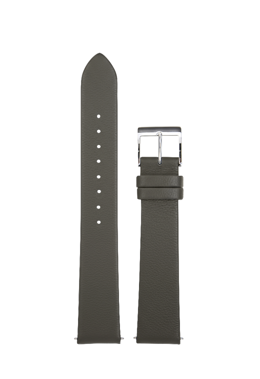 Junghans Cowhide Strap Grey-Brown XL, 17mm 420507159