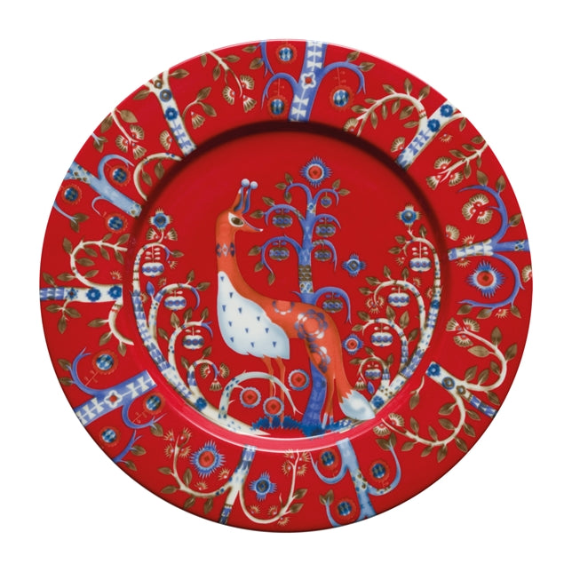 Taika Plate 22cm 8.66" Red